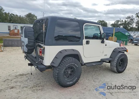 2005 Jeep Wrangler / Tj Sport из США, поврежденный, VIN 1J4F449S75P341849